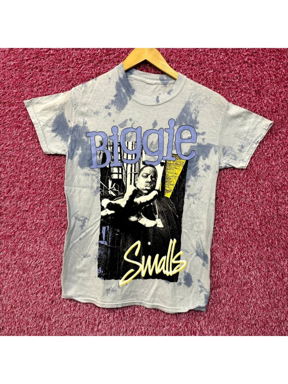 Biggie Smalls Born Again Cover Art Hip Hop Tie Dye S